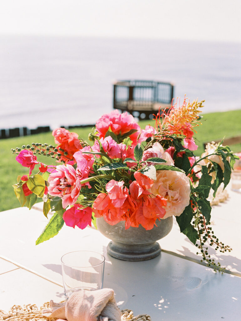 Wedding floral center pieces
